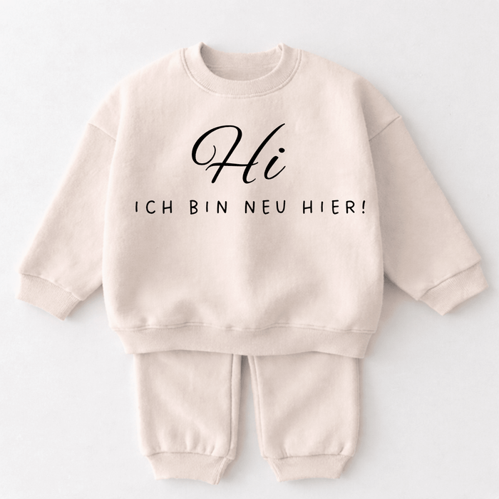 Hi ich bin neu hier - Märchen Mode aus Bio - Baumwolle personalisierte geschenke Babyset & Bodys mit spruch & Geschenkideen für Neugeborene & 0–24 Monate & und perfekt als Geschenk zur Geburt