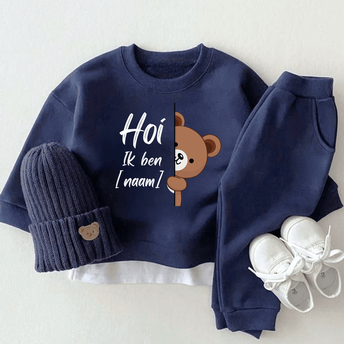 Hoi Ik ben [naam] - Märchen Mode aus Bio - Baumwolle personalisierte geschenke Babyset & Bodys mit spruch & Geschenkideen für Neugeborene & 0–24 Monate & und perfekt als Geschenk zur Geburt