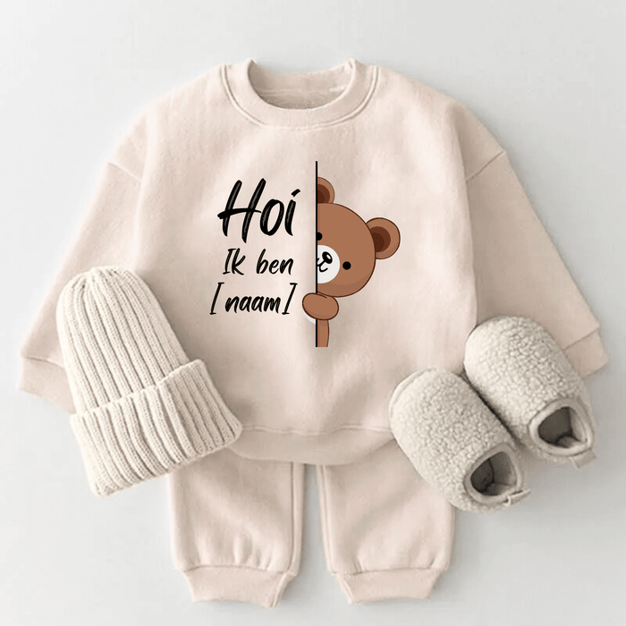Hoi, ik ben [Voornaam] - Märchen Mode aus Bio - Baumwolle personalisierte geschenke Babyset & Bodys mit spruch & Geschenkideen für Neugeborene & 0–24 Monate & und perfekt als Geschenk zur Geburt