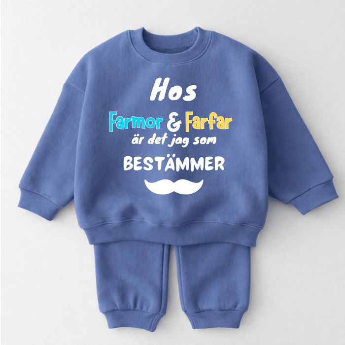 Hos Farmor & Farfar är det jag som bestämmer - Märchen Mode aus Bio-Baumwolle personalisierte geschenke Babyset & Bodys mit spruch & Geschenkideen für Neugeborene & 0–24 Monate & und perfekt als Geschenk zur Geburt