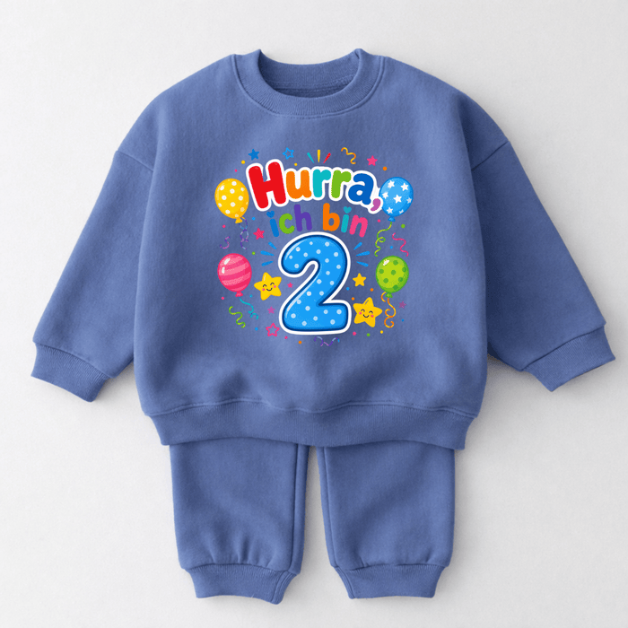 Hurra, ich bin 2! - Märchen Mode aus Bio-Baumwolle personalisierte geschenke Babyset & Bodys mit spruch & Geschenkideen für Neugeborene & 0–24 Monate & und perfekt als Geschenk zur Geburt