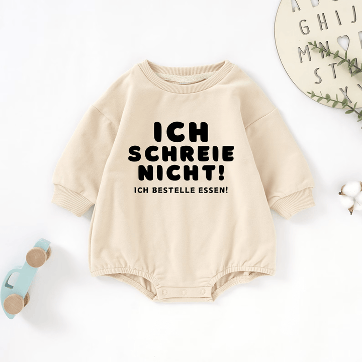 ich bestelle Essen! Ich schreie nicht! Strampler - Märchen Mode - 