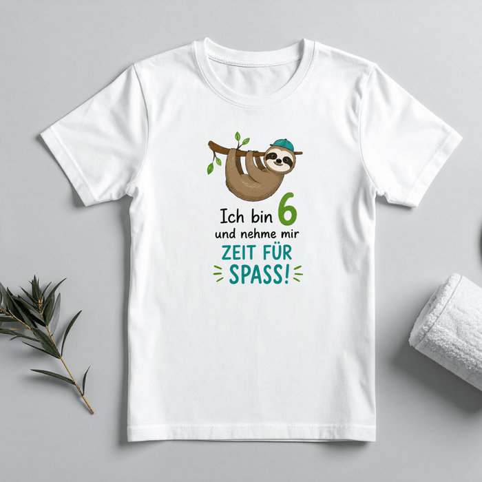 Ich bin 6 und nehme mir Zeit für spaß - Märchen Mode aus Bio-Baumwolle personalisierte geschenke Babyset & Bodys mit spruch & Geschenkideen für Neugeborene & 0–24 Monate & und perfekt als Geschenk zur Geburt