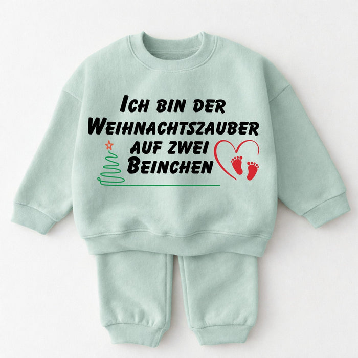 Ich bin der Weihnachtszauber auf zwei Beinen - Märchen Mode aus Bio-Baumwolle personalisierte geschenke Babyset & Bodys mit spruch & Geschenkideen für Neugeborene & 0–24 Monate & und perfekt als Geschenk zur Geburt
