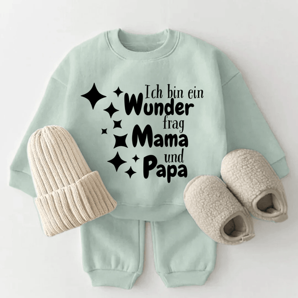 Ich bin ein Wunder frag Mama und Papa. - Märchen Mode aus Bio - Baumwolle personalisierte geschenke Baby Outfit, Strampler & Geschenkideen für Neugeborene & 0–24 Monate & und perfekt als Geschenk zur Geburt product_