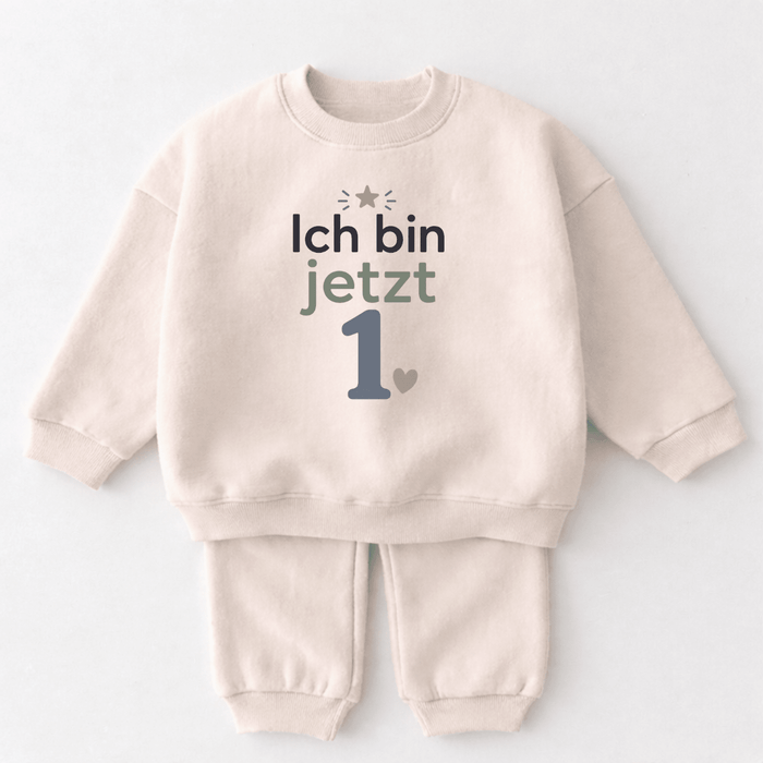 Ich bin jetzt 1 - Märchen Mode aus Bio-Baumwolle personalisierte geschenke Babyset & Bodys mit spruch & Geschenkideen für Neugeborene & 0–24 Monate & und perfekt als Geschenk zur Geburt