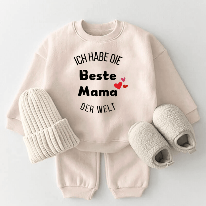 Ich habe die Beste Mama der welt - Märchen Mode aus Bio - Baumwolle personalisierte geschenke Babyset & Bodys mit spruch & Geschenkideen für Neugeborene & 0–24 Monate & und perfekt als Geschenk zur Geburt