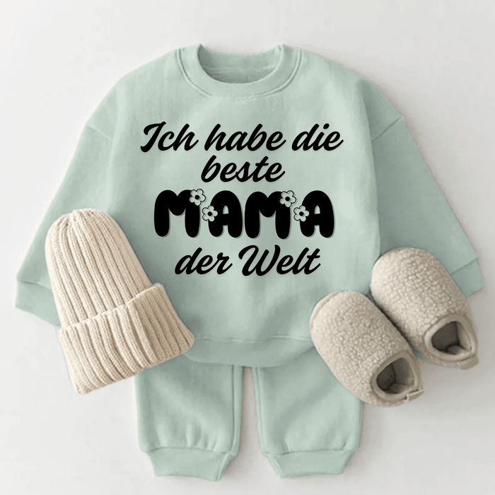 Ich habe die Beste Mama der welt - Märchen Mode aus Bio - Baumwolle personalisierte geschenke Babyset & Bodys mit spruch & Geschenkideen für Neugeborene & 0–24 Monate & und perfekt als Geschenk zur Geburt
