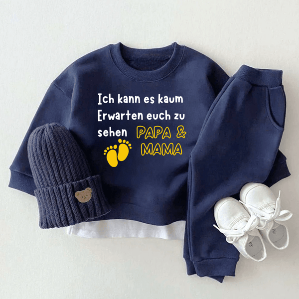 Ich kann es kaum Erwarten, euch zu sehen Papa & Mama - Märchen Mode - 