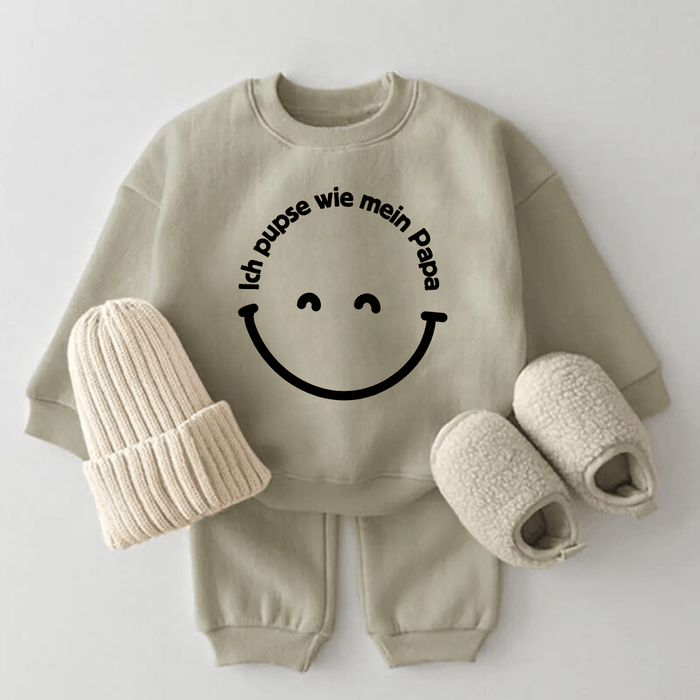 Ich pupse wie meine Papa - Märchen Mode aus Bio - Baumwolle personalisierte geschenke Babyset & Bodys mit spruch & Geschenkideen für Neugeborene & 0–24 Monate & und perfekt als Geschenk zur Geburt