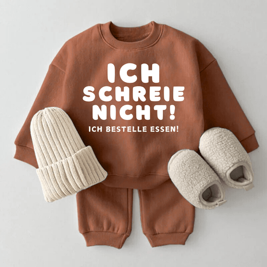 Ich schreie nicht! ich bestelle Essen!