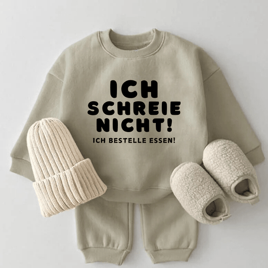 Ich schreie nicht! ich bestelle Essen!