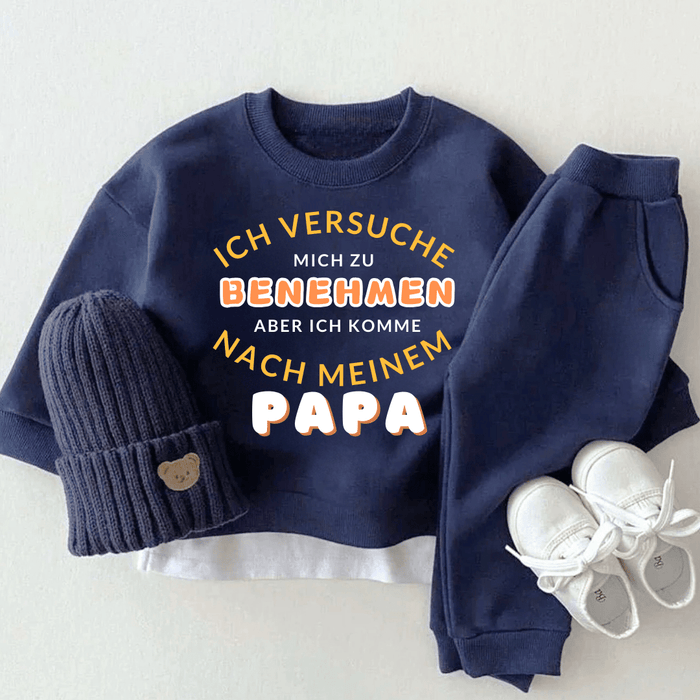 Ich versuche mich - Märchen Mode aus Bio - Baumwolle personalisierte geschenke Babyset & Bodys mit spruch & Geschenkideen für Neugeborene & 0–24 Monate & und perfekt als Geschenk zur Geburt