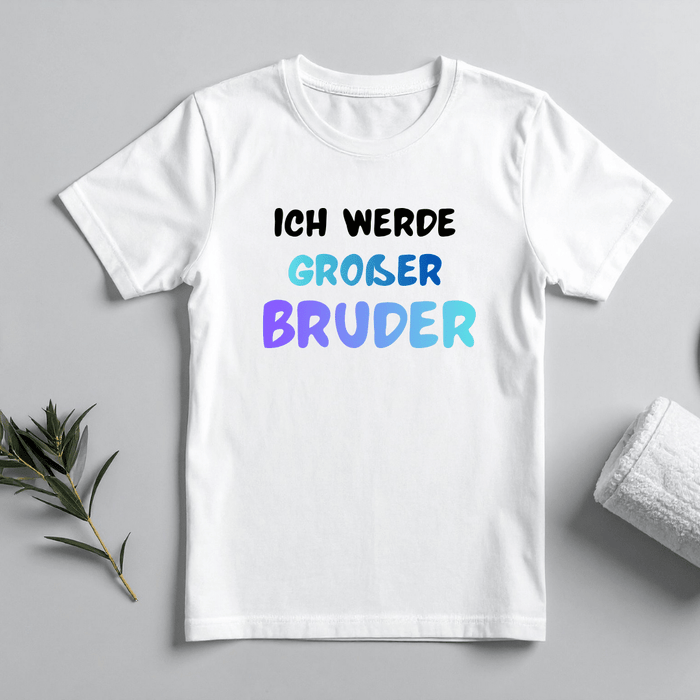 Ich werde großer Bruder – Schwangerschaftsverkündung - Märchen Mode aus Bio - Baumwolle personalisierte geschenke Babyset & Bodys mit spruch & Geschenkideen für Neugeborene & 0–24 Monate & und perfekt als Geschenk zur Geburt
