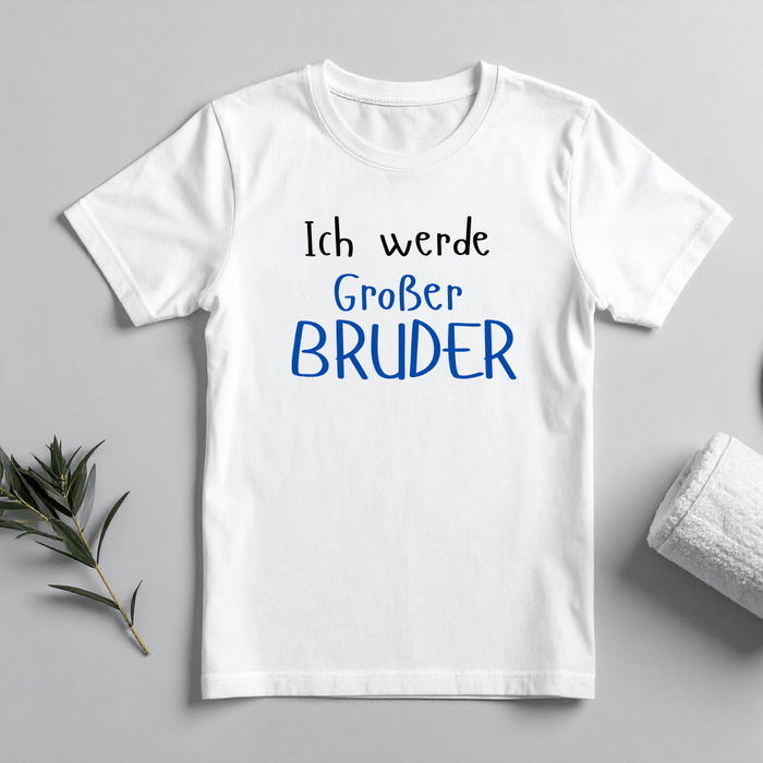 Ich werde großer Bruder – Schwangerschaftsverkündung - Märchen Mode aus Bio - Baumwolle personalisierte geschenke Babyset & Bodys mit spruch & Geschenkideen für Neugeborene & 0–24 Monate & und perfekt als Geschenk zur Geburt