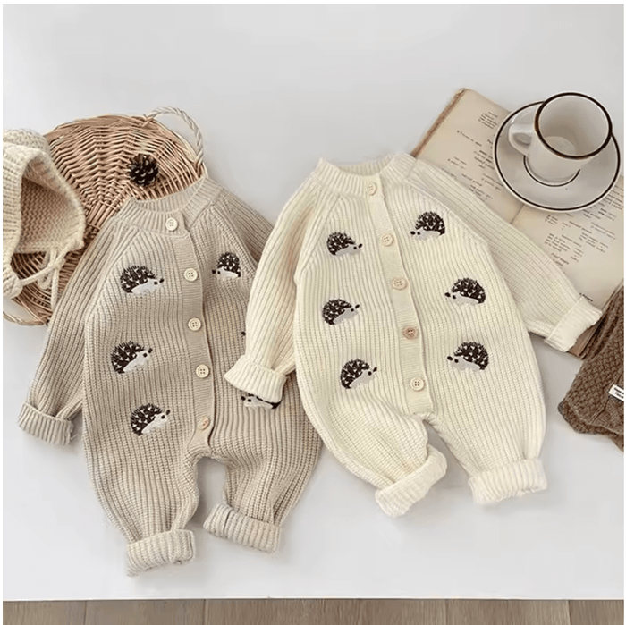 Igelchen Baby - Strampler - Märchen Mode aus Bio - Baumwolle personalisierte geschenke Babyset & Bodys mit spruch & Geschenkideen für Neugeborene & 0–24 Monate & und perfekt als Geschenk zur Geburt