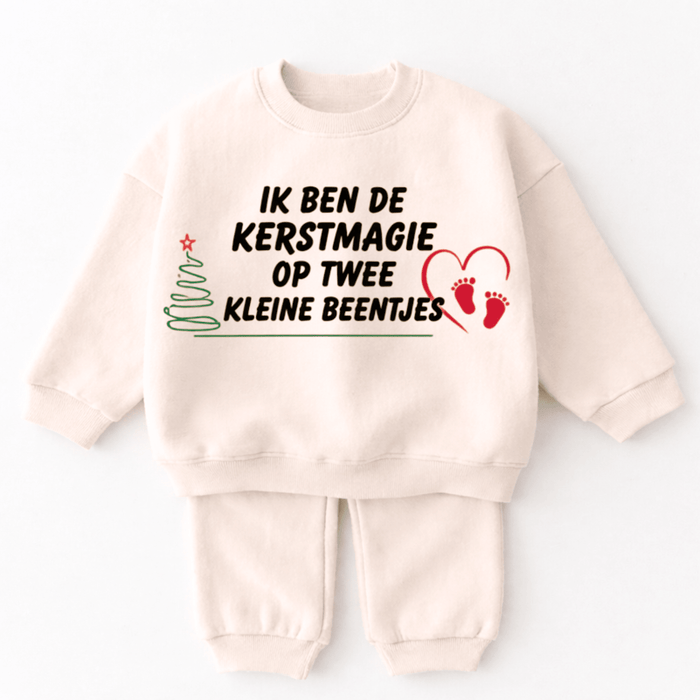 Ik ben de kerstmagie op twee kleine beentjes - Märchen Mode aus Bio-Baumwolle personalisierte geschenke Babyset & Bodys mit spruch & Geschenkideen für Neugeborene & 0–24 Monate & und perfekt als Geschenk zur Geburt