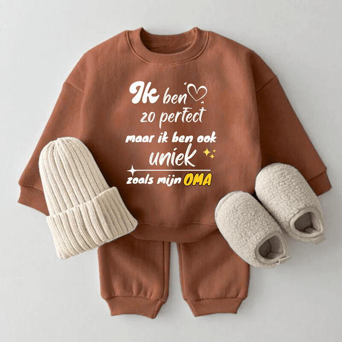 Ik ben zo perfect maar ik ben ook uniek zoals mijn OMA - Märchen Mode aus Bio - Baumwolle personalisierte geschenke Babyset & Bodys mit spruch & Geschenkideen für Neugeborene & 0–24 Monate & und perfekt als Geschenk zur Geburt