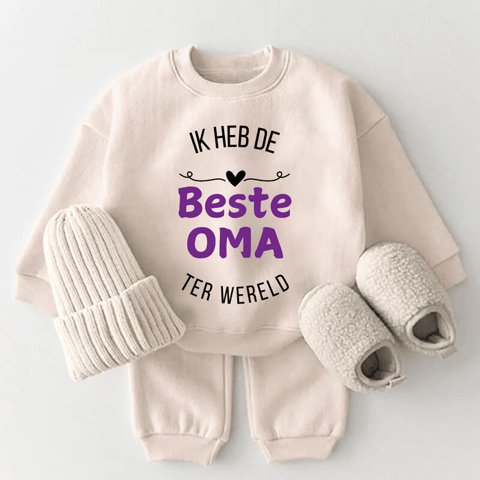 ik heb de Beste OMA ter wereld - Märchen Mode aus Bio - Baumwolle personalisierte geschenke Babyset & Bodys mit spruch & Geschenkideen für Neugeborene & 0–24 Monate & und perfekt als Geschenk zur Geburt