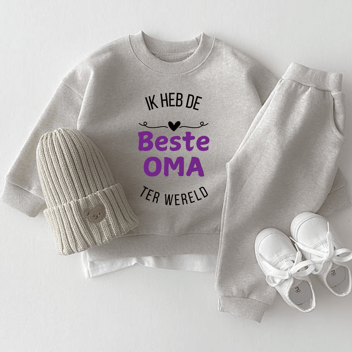 ik heb de Beste OMA ter wereld - Märchen Mode aus Bio - Baumwolle personalisierte geschenke Babyset & Bodys mit spruch & Geschenkideen für Neugeborene & 0–24 Monate & und perfekt als Geschenk zur Geburt