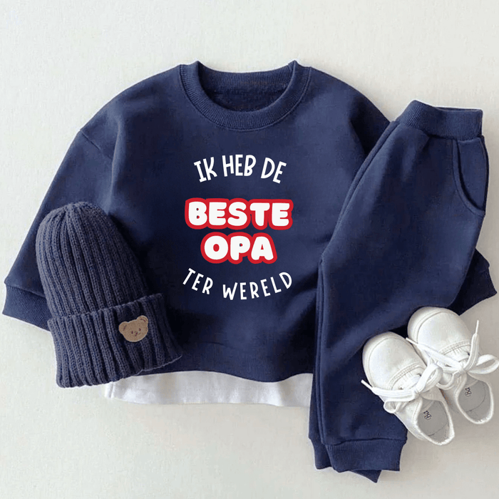 ik heb de besten Opa ter wereld - Märchen Mode aus Bio - Baumwolle personalisierte geschenke Babyset & Bodys mit spruch & Geschenkideen für Neugeborene & 0–24 Monate & und perfekt als Geschenk zur Geburt
