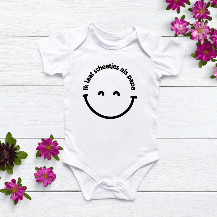 Ik laat scheetjes als papa Body - Märchen Mode aus Bio - Baumwolle personalisierte geschenke Babyset & Bodys mit spruch & Geschenkideen für Neugeborene & 0–24 Monate & und perfekt als Geschenk zur Geburt