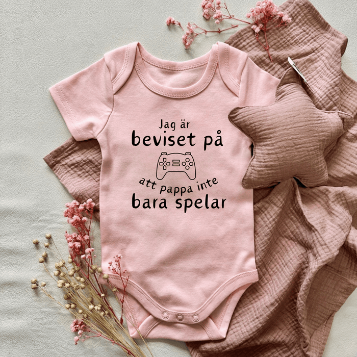 Jag är beviset på att pappa inte bara spelar body - Märchen Mode aus Bio-Baumwolle personalisierte geschenke Babyset & Bodys mit spruch & Geschenkideen für Neugeborene & 0–24 Monate & und perfekt als Geschenk zur Geburt