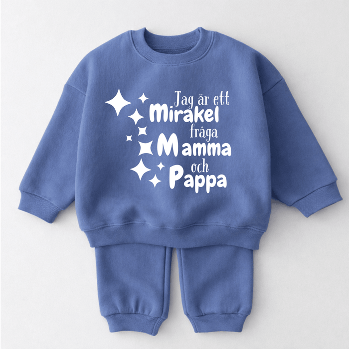 Jag är ett imrakel fråga Mamma och Pappa - Märchen Mode aus Bio-Baumwolle personalisierte geschenke Babyset & Bodys mit spruch & Geschenkideen für Neugeborene & 0–24 Monate & und perfekt als Geschenk zur Geburt