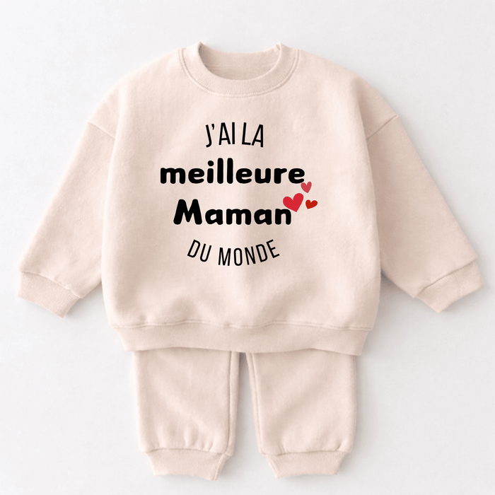 J’ai la meilleure Maman du monde - Märchen Mode aus Bio-Baumwolle personalisierte geschenke Babyset & Bodys mit spruch & Geschenkideen für Neugeborene & 0–24 Monate & und perfekt als Geschenk zur Geburt