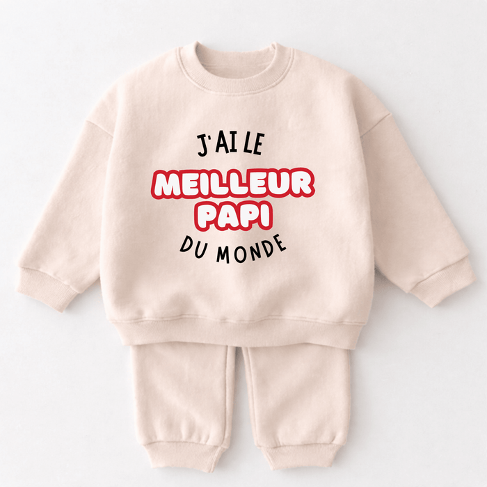 J’ai le meilleur Papi du monde - Märchen Mode aus Bio-Baumwolle personalisierte geschenke Babyset & Bodys mit spruch & Geschenkideen für Neugeborene & 0–24 Monate & und perfekt als Geschenk zur Geburt