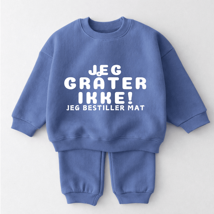 Jeg gråter ikke! Jeg bestiller mat - Märchen Mode aus Bio-Baumwolle personalisierte geschenke Babyset & Bodys mit spruch & Geschenkideen für Neugeborene & 0–24 Monate & und perfekt als Geschenk zur Geburt