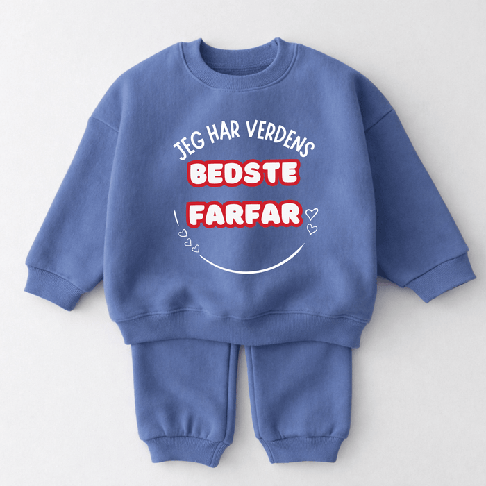 Jeg har verdens bedste Farfar - Märchen Mode aus Bio - Baumwolle personalisierte geschenke Babyset & Bodys mit spruch & Geschenkideen für Neugeborene & 0–24 Monate & und perfekt als Geschenk zur Geburt