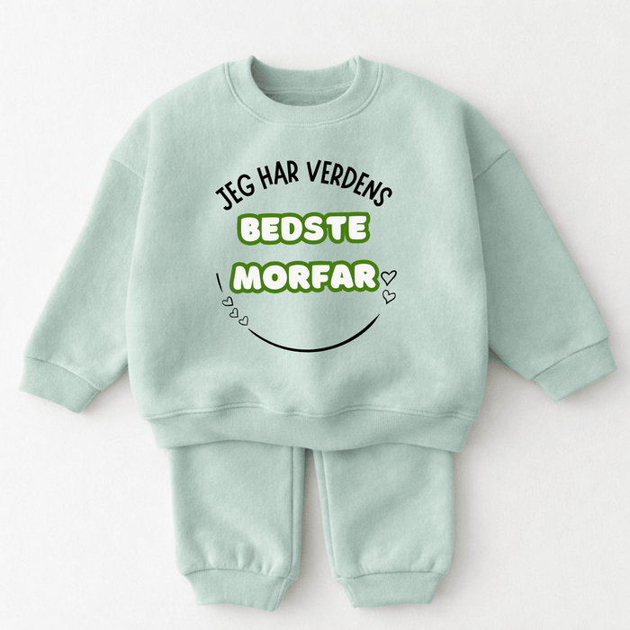 Jeg har verdens bedste Farmor - Märchen Mode aus Bio - Baumwolle personalisierte geschenke Babyset & Bodys mit spruch & Geschenkideen für Neugeborene & 0–24 Monate & und perfekt als Geschenk zur Geburt