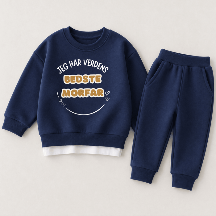 Jeg har verdens bedste Morfar - Märchen Mode aus Bio - Baumwolle personalisierte geschenke Babyset & Bodys mit spruch & Geschenkideen für Neugeborene & 0–24 Monate & und perfekt als Geschenk zur Geburt