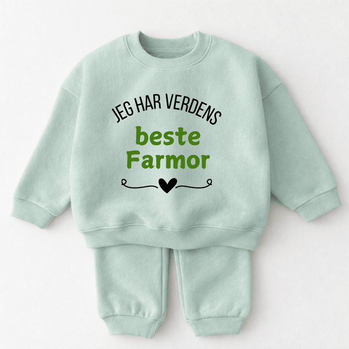 Jeg har verdens beste Farmor - Märchen Mode aus Bio-Baumwolle personalisierte geschenke Babyset & Bodys mit spruch & Geschenkideen für Neugeborene & 0–24 Monate & und perfekt als Geschenk zur Geburt