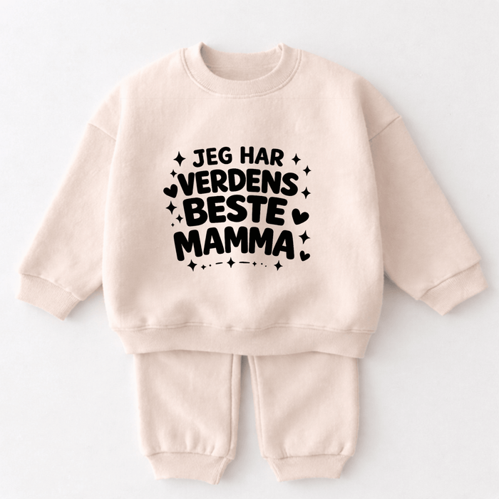 JEG HAR VERDENS BESTE MAMMA - Märchen Mode aus Bio-Baumwolle personalisierte geschenke Babyset & Bodys mit spruch & Geschenkideen für Neugeborene & 0–24 Monate & und perfekt als Geschenk zur Geburt