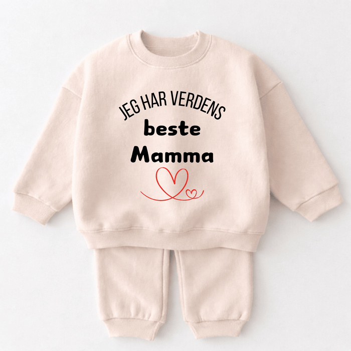 Jeg har verdens beste Mamma - Märchen Mode aus Bio-Baumwolle personalisierte geschenke Babyset & Bodys mit spruch & Geschenkideen für Neugeborene & 0–24 Monate & und perfekt als Geschenk zur Geburt