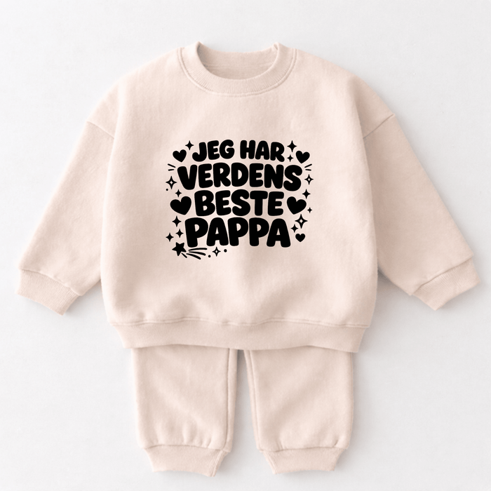 JEG HAR VERDENS BESTE PAPPA - Märchen Mode aus Bio-Baumwolle personalisierte geschenke Babyset & Bodys mit spruch & Geschenkideen für Neugeborene & 0–24 Monate & und perfekt als Geschenk zur Geburt