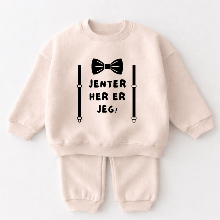 Jenter her er jeg! - Märchen Mode aus Bio-Baumwolle personalisierte geschenke Babyset & Bodys mit spruch & Geschenkideen für Neugeborene & 0–24 Monate & und perfekt als Geschenk zur Geburt