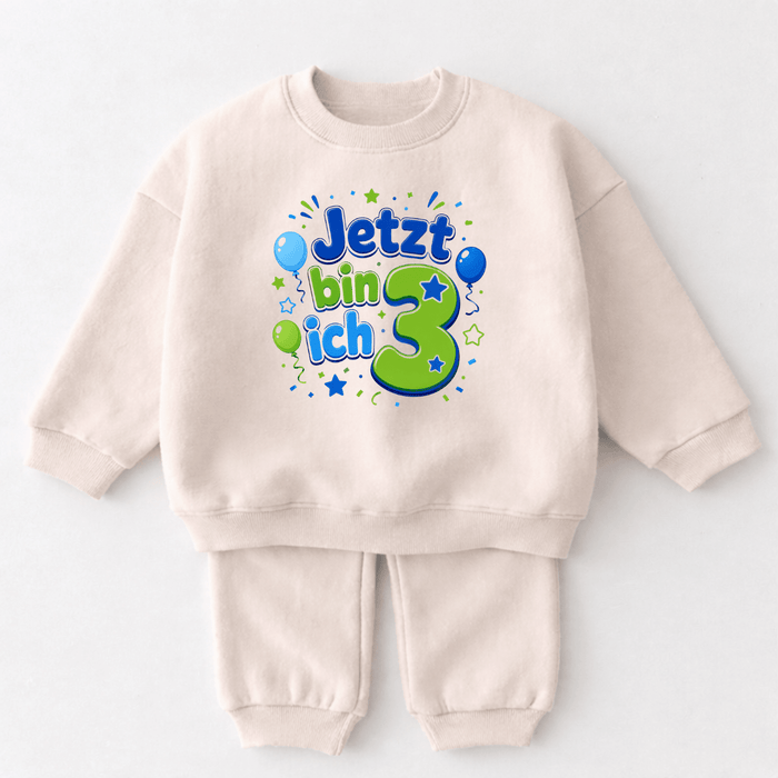 Jetzt bin ich 3 - Märchen Mode aus Bio-Baumwolle personalisierte geschenke Babyset & Bodys mit spruch & Geschenkideen für Neugeborene & 0–24 Monate & und perfekt als Geschenk zur Geburt