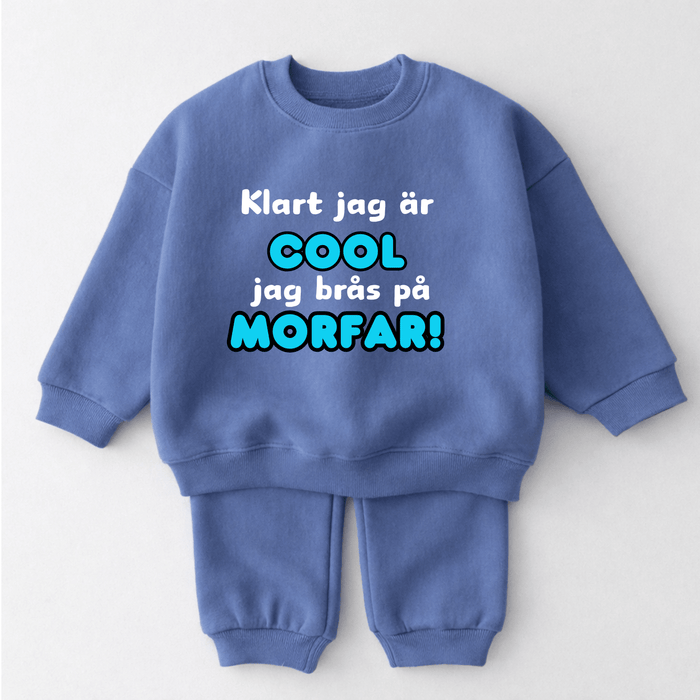 Klart jag är cool jag brås på morfar! - Märchen Mode aus Bio-Baumwolle personalisierte geschenke Babyset & Bodys mit spruch & Geschenkideen für Neugeborene & 0–24 Monate & und perfekt als Geschenk zur Geburt