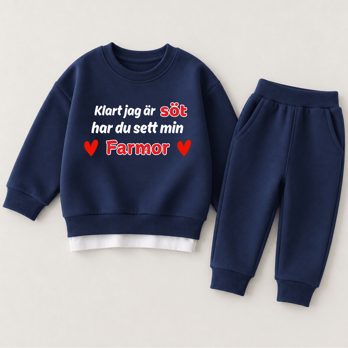 Klart jag är söt har du sett min Farmor - Märchen Mode aus Bio-Baumwolle personalisierte geschenke Babyset & Bodys mit spruch & Geschenkideen für Neugeborene & 0–24 Monate & und perfekt als Geschenk zur Geburt