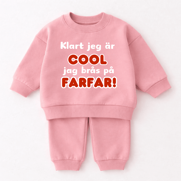 Klart jeg är cool jag brås på Farfar! - Märchen Mode aus Bio-Baumwolle personalisierte geschenke Babyset & Bodys mit spruch & Geschenkideen für Neugeborene & 0–24 Monate & und perfekt als Geschenk zur Geburt