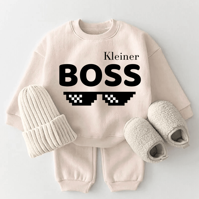Kleiner BOSS . - Märchen Mode aus Bio - Baumwolle personalisierte geschenke Babyset & Bodys mit spruch & Geschenkideen für Neugeborene & 0–24 Monate & und perfekt als Geschenk zur Geburt
