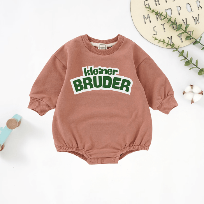 kleiner Bruder Strampler - Märchen Mode aus Bio - Baumwolle personalisierte geschenke Babyset & Bodys mit spruch & Geschenkideen für Neugeborene & 0–24 Monate & und perfekt als Geschenk zur Geburt