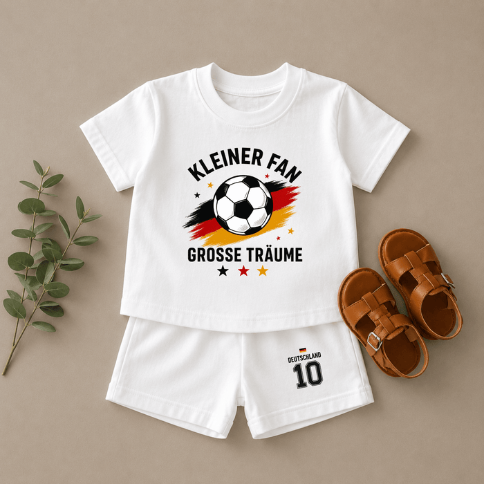 Kleiner Fan Große Türme - Märchen Mode aus Bio - Baumwolle personalisierte geschenke Babyset & Bodys mit spruch & Geschenkideen für Neugeborene & 0–24 Monate & und perfekt als Geschenk zur Geburt