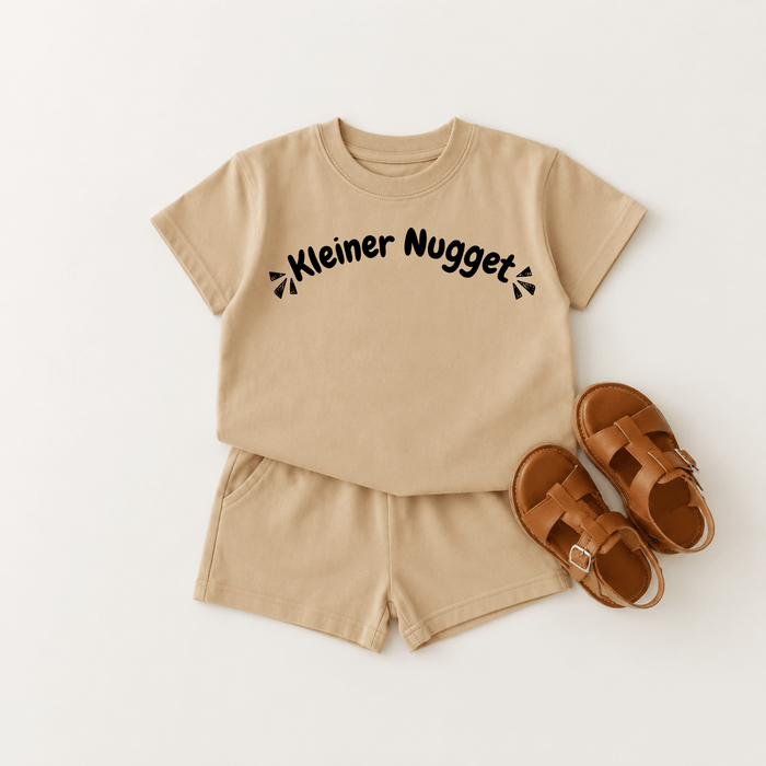 Kleiner Nugget - Märchen Mode aus Bio - Baumwolle personalisierte geschenke Babyset & Bodys mit spruch & Geschenkideen für Neugeborene & 0–24 Monate & und perfekt als Geschenk zur Geburt