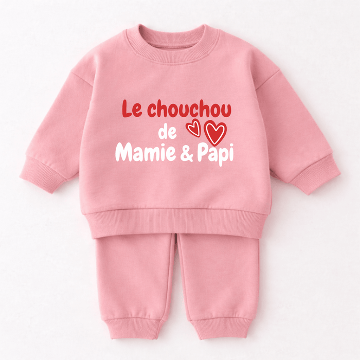 Le chouchou de Mamie & Papi - Märchen Mode aus Bio-Baumwolle personalisierte geschenke Babyset & Bodys mit spruch & Geschenkideen für Neugeborene & 0–24 Monate & und perfekt als Geschenk zur Geburt