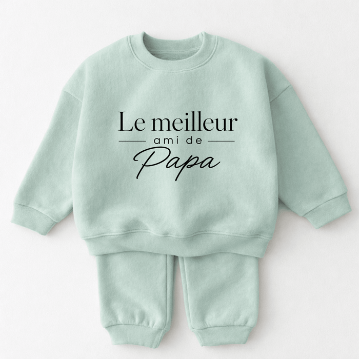 Le meilleur ami de Papa - Märchen Mode aus Bio-Baumwolle personalisierte geschenke Babyset & Bodys mit spruch & Geschenkideen für Neugeborene & 0–24 Monate & und perfekt als Geschenk zur Geburt
