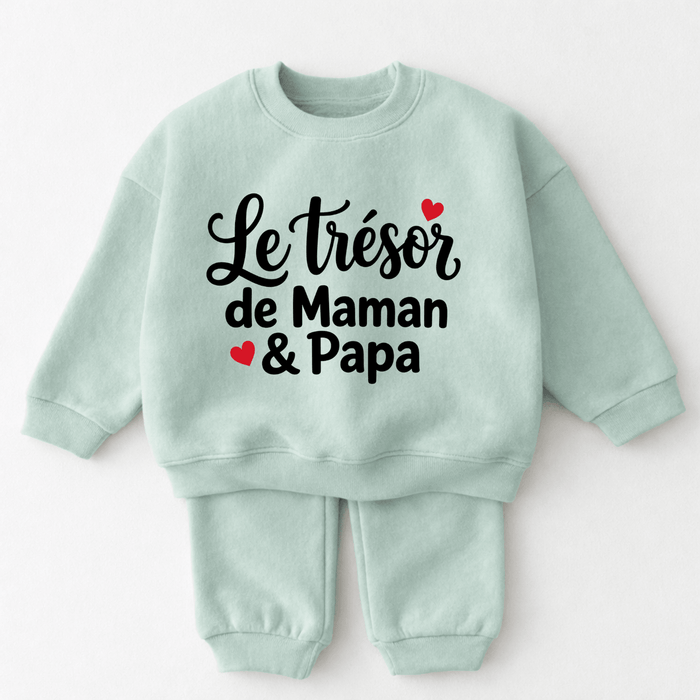 Le trésor de Maman & Papa - Märchen Mode aus Bio-Baumwolle personalisierte geschenke Babyset & Bodys mit spruch & Geschenkideen für Neugeborene & 0–24 Monate & und perfekt als Geschenk zur Geburt